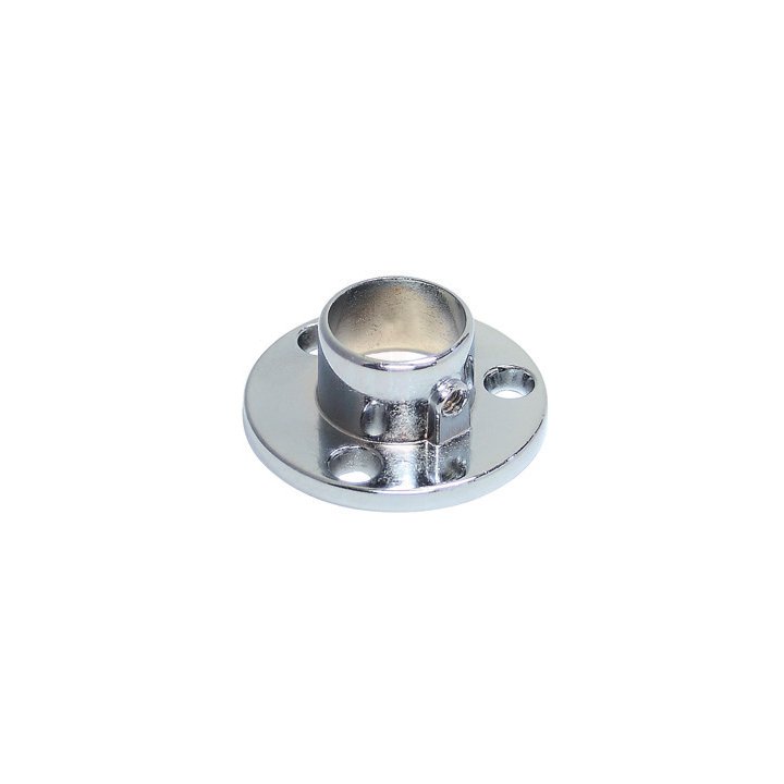 Ayder Yuvarlak Mini Flanş Vidalı Ø16 Krom - D 0727