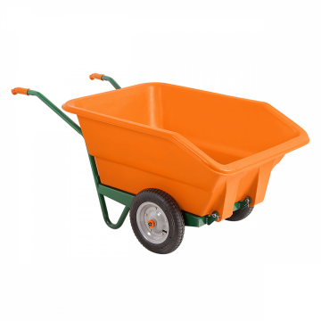 YPR Plastik El Arabası 5000 Devirmeli 240 Lt Şişme Rulmanlı (3,50x8)