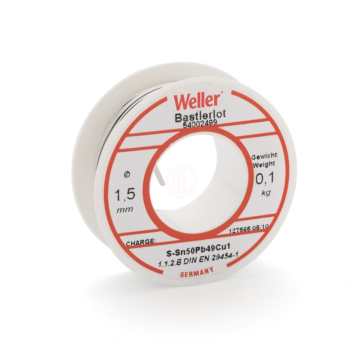 Weller BL50/50-100 PASTASIZ LEHİM TELİ 100 GR 1.5 MM - COOBL5050100