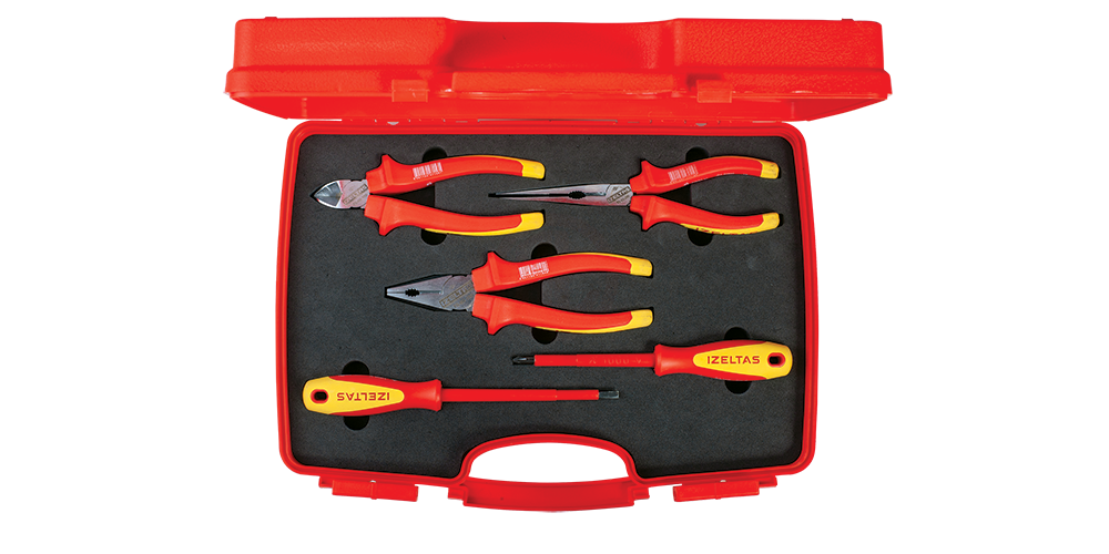 İzeltaş Elektrikçi Seti İzoleli 1000V 5 Parça