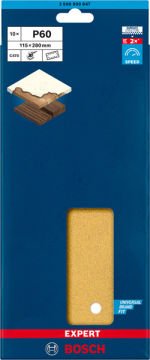 Bosch Zımpara Kağıdı Expert C470 115x280 60 Kum 14 Delikli 10 Lu Paket - 2608900847