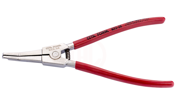 Ceta Form Özel Segman Pensesi (Eğik Ağız-Merkezleme Delikli) 210 Mm