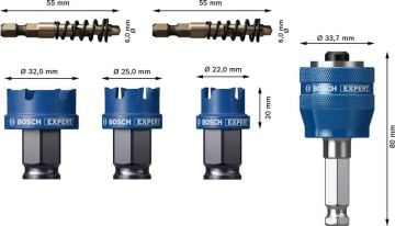 Bosch Delik Açma Testeresi Expert TCT SM (6 Parça) - 2608900502