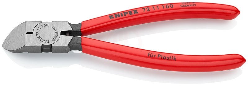 Knipex 72 11 EĞRİ 45* PLASTİK YAN KESKİ - KNI7211160