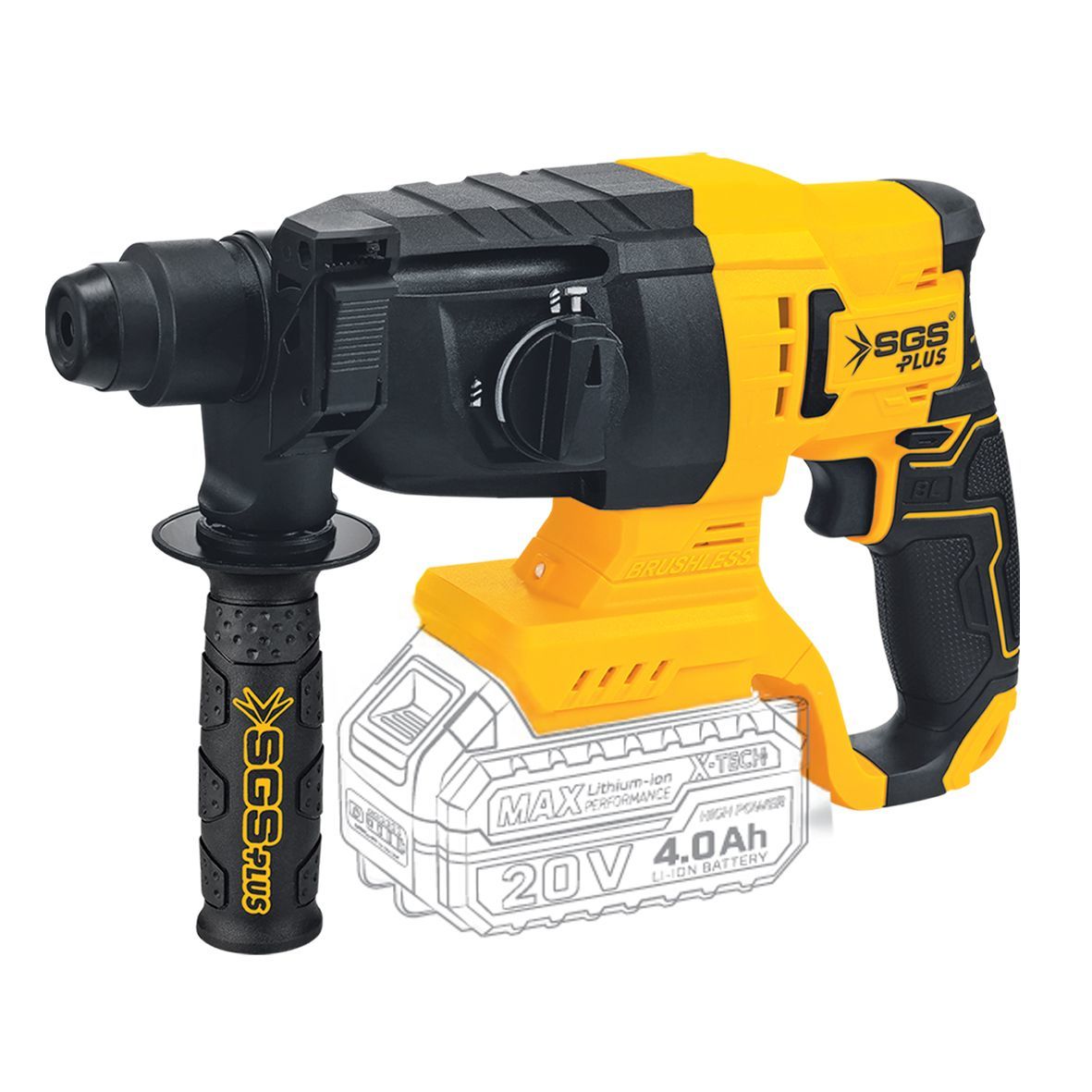 SGS 5520B Akülü Elektro Pnömatik Delici 20 Volt (Kömürsüz Motor)