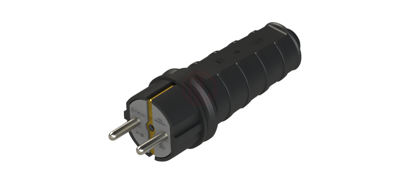 Ne-Ad Kauçuk Grubu / 1x16 A Topraklı Fiş - 4001