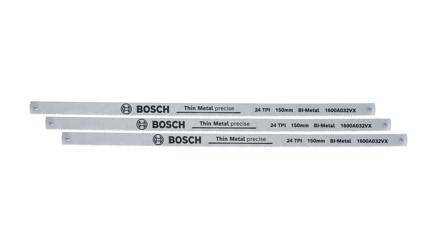 Bosch Demir Testeresi Yedek Bıçak 150 Mm 3 Parça (Tpı 24) - 1600A032UL