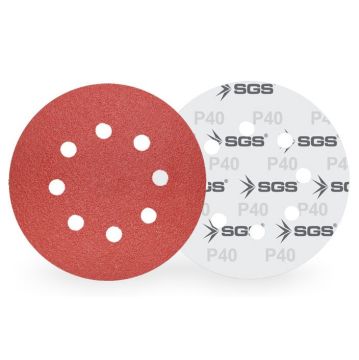 SGS 491 Cırtlı Zımpara Ao 150 Mm 180 Kum 6 Delikli