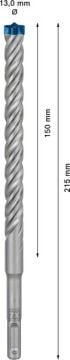 Bosch Kırıcı Delici Uç SDS-Plus-7X Expert 13x215 mm (1 Adet) - 2608900117