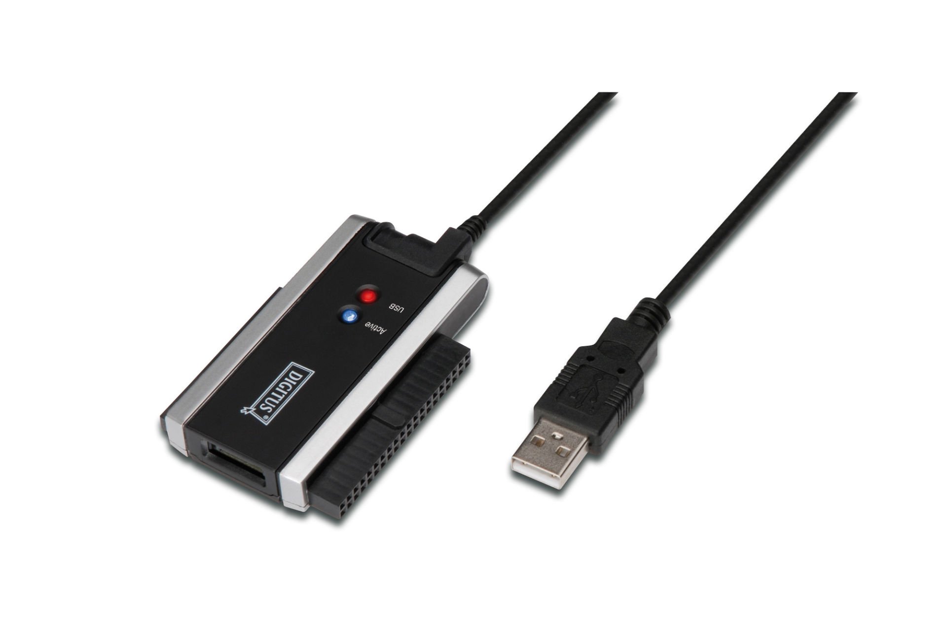 Assmann Digitus Usb 2.0 Ide Ve Serial Ata Iı (Sata Iı) Adaptörü , Güç Adaptörlü