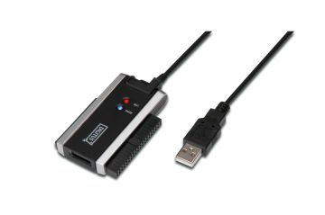 Assmann Digitus Usb 2.0 Ide Ve Serial Ata Iı (Sata Iı) Adaptörü , Güç Adaptörlü