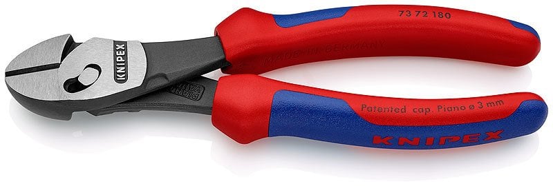 Knipex 73 72 TWINFORCE YAYLI YAN KESKİ 180 MM - KNI7372180F