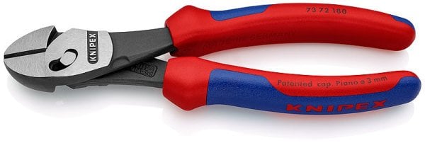 Knipex 73 72 TWINFORCE YAYLI YAN KESKİ 180 MM - KNI7372180F