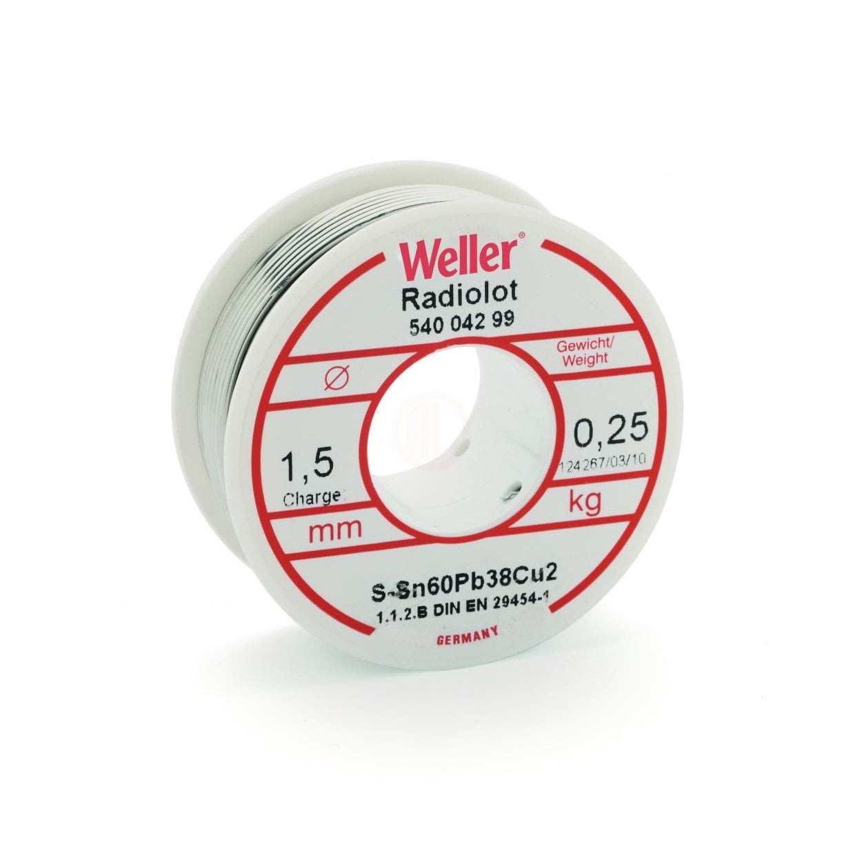 Weller RL 60/40-250 LEHİM TELİ 250 GR VE PASTA - COORL6040250