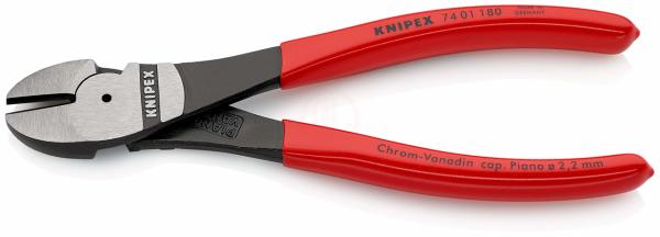 Knipex 74 01 AĞIR TİP YAN KESKİ 180 MM - KNI7401180