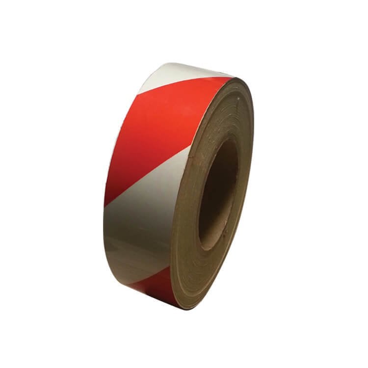 MFK Plastik Reflektif Bant 46 Mt 5 Cm Kırmızı-Beyaz - MFK8401