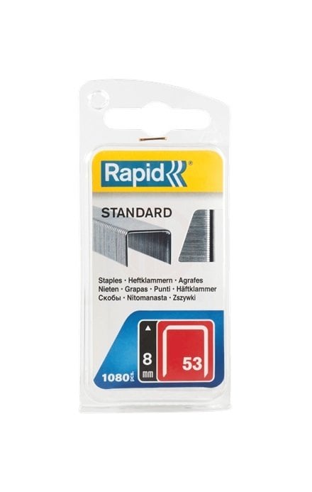 Rapid Zımba Teli 53 Serisi 8 mm Galvaniz Kaplı (1 Pkt/1080 Adet) - 40109561