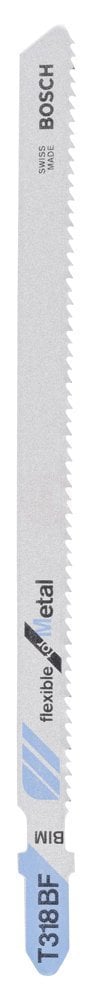 Bosch Dekupaj Testere Bıçağı Flexible For Metal T 318 BF 132 mm (5 Adet) - 2608634242