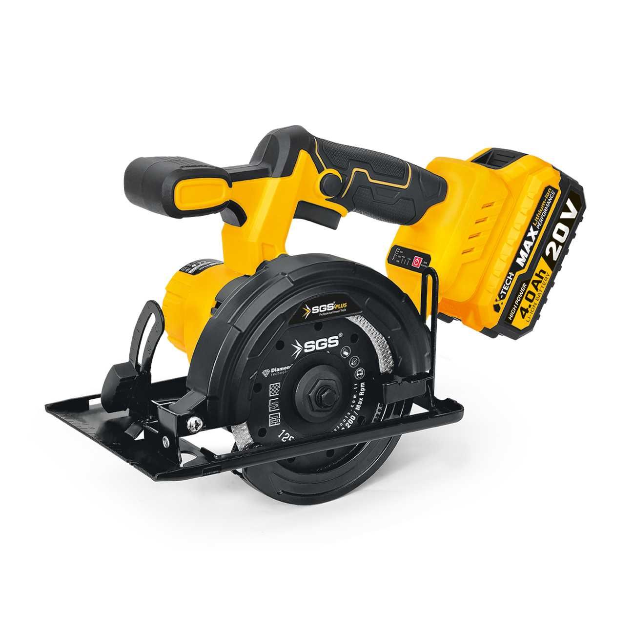 SGS 5540 Akülü Granit&Mermer Kesme Makinesi Seti 125 Mm 1*4.0 Ah (Kömürsüz Motor)