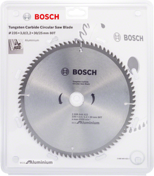 Bosch Daire Testere Bıçağı Eco For Aluminium 235x30 mm 80 Diş - 2608644422