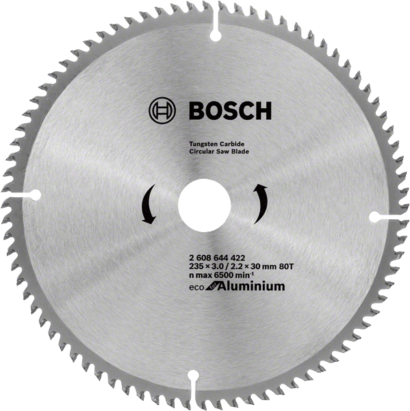 Bosch Daire Testere Bıçağı Eco For Aluminium 235x30 mm 80 Diş - 2608644422