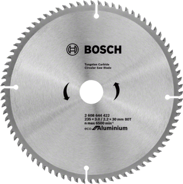 Bosch Daire Testere Bıçağı Eco For Aluminium 235x30 mm 80 Diş - 2608644422