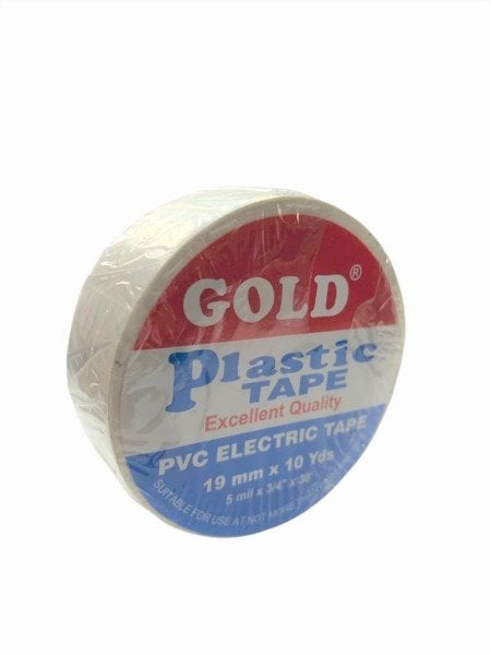 Gold ELEKTRİK BANDI BEYAZ 19 MM x 10 YARD - GOLDBEYAZ