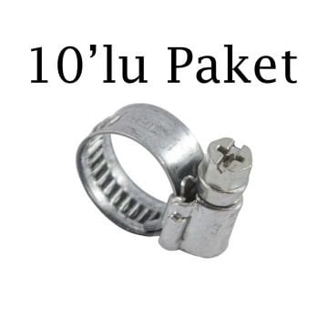 Brio Kelepçe Hortum 8-16 B9/W1 10'lu Paket