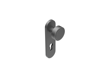 Omni 600 Dış Müdahale Kolu / Yangına Dayanıklı Topuz Kapı Kolu (Barel Delikli) Yarım Kol