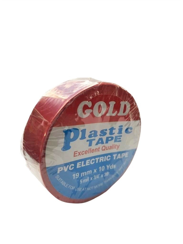 Gold ELEKTRİK BANDI KIRMIZI 19 MM x 10 YARD - GOLDKIRMIZI