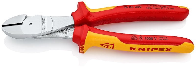 Knipex 74 06 AĞIR TİP VDE YAN KESKİ 160 MM - KNI7406160