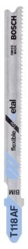 Bosch Dekupaj Testere Bıçağı Flexible For Metal T 118 AF 92 mm (25 Adet) - 2608634991