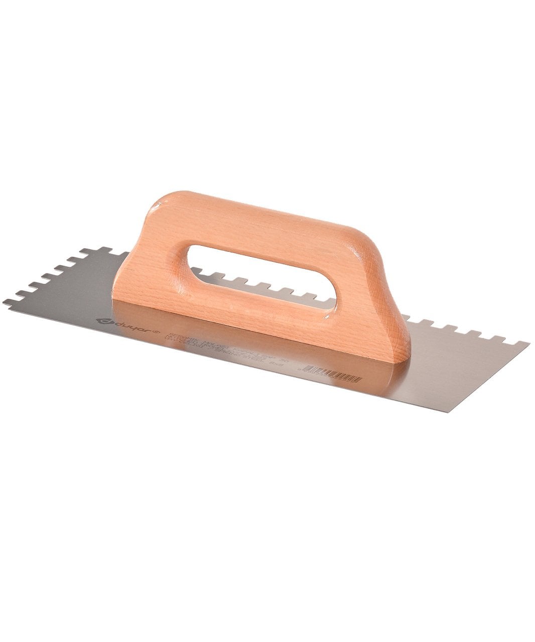 Duyar Seramik Malası Kapalı Ahşap Saplı Kare 20x20 Diş 30 Cm