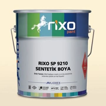 Rixo SP 9210 Sentetik Boya 2,20 Lt/2,5 Kg Siyah Mat (Düz Renk)