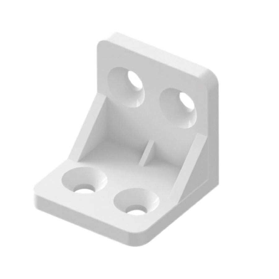 Nobel Plastik L Köşe Bağlantı Beyaz