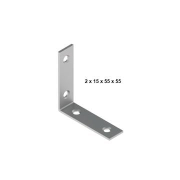 Ayder Metal L Gönye 2X15X55X55 Çinko