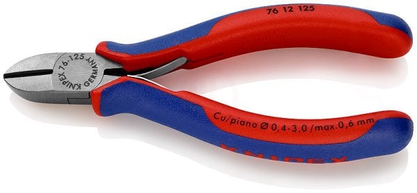 Knipex 76 12 ELEKTRONİKÇİ YAN KESKİ 125 MM - KNI7612125
