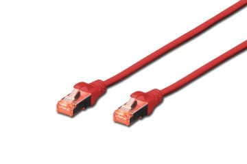 Assmann Digitus Cat.6 Patch Kablo, S-Ftp, Halogenfree, Awg 27/7, 3 Mt, Kırmızı Renk