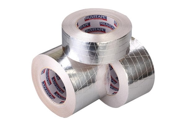 RuviTape ALÜMİNYUM FOLYO BANT TAKVİYELİ 48 MMx30 MT - RUVITAPE4840