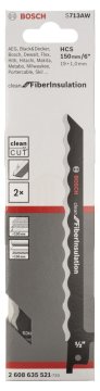 Bosch Panter Testere Bıçağı Clean For FiberInsulation S 713 AW 150 mm (2 Adet) - 2608635521