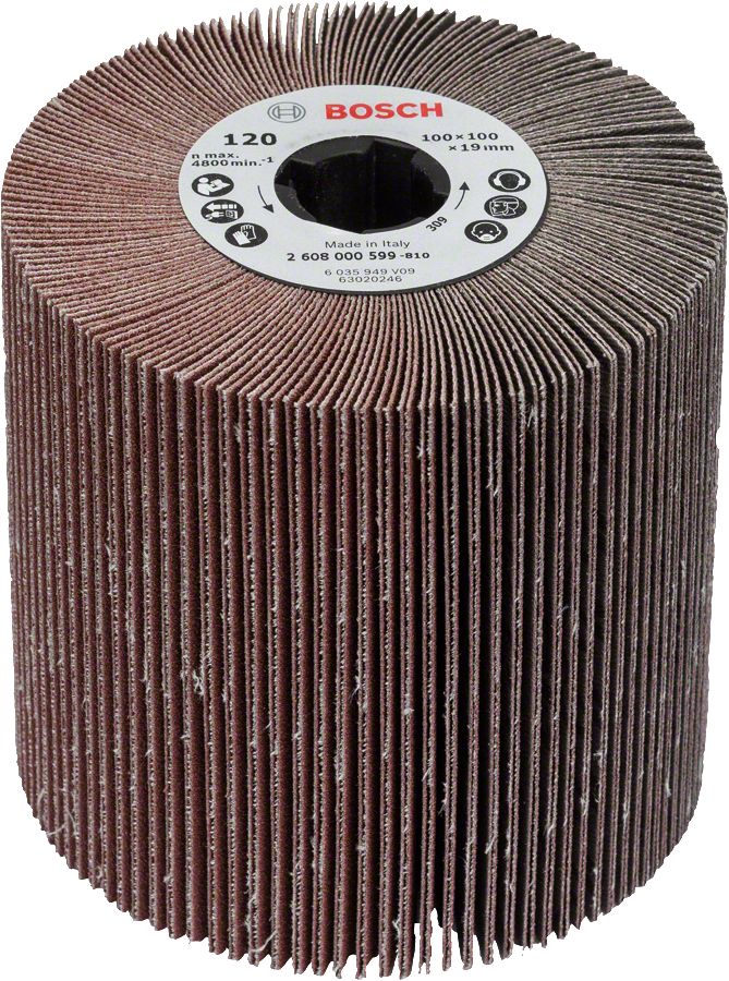 Bosch Flap Mop Zımpara 100x100x19 mm 120 Kum (GBR 14 CE) - 2608000599