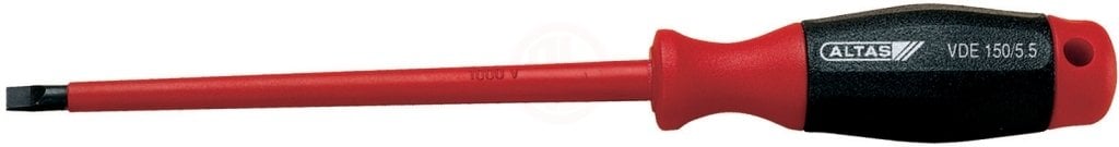 Altaş Vde 150 2.5 Elektrikçi Tip Düz Uçlu Tornavida - 04010304015