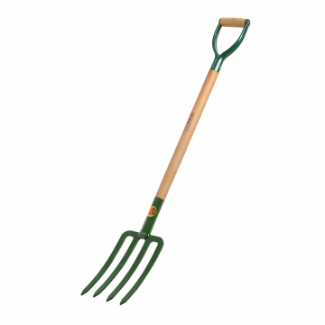 YPR Dörtlü Çatal Bel Demir Tutamak Saplı