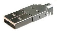 Assmann Usb Tip A 4P Erkek, Beyaz İzolatör