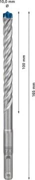 Bosch Kırıcı Delici Uç SDS-Plus-7X Expert 10x165 mm (30 Adet) - 2608900186