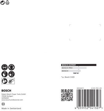 Bosch Zımpara Kağıdı Expert C470 115 Mm 40 Kum 8 Delikli 5 Li Paket - 2608900794