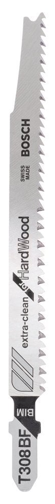 Bosch Dekupaj Testere Bıçağı ExtraClean For HardWood T 308 BF 117 mm (25 Adet) - 2608636570