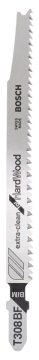 Bosch Dekupaj Testere Bıçağı ExtraClean For HardWood T 308 BF 117 mm (25 Adet) - 2608636570