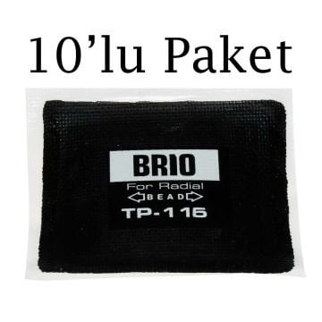 Brio Lastik Yaması 104X67 Kord Kat 1 10'lu Paket