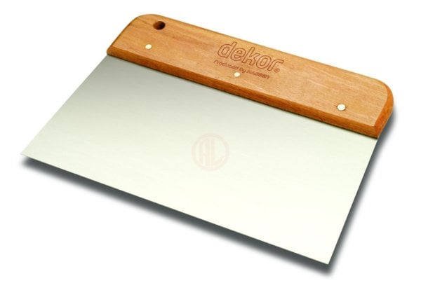 Dekor Hassan Geniş Ispatula Ahşap Saplı Paslanmaz Çelik 22 Cm